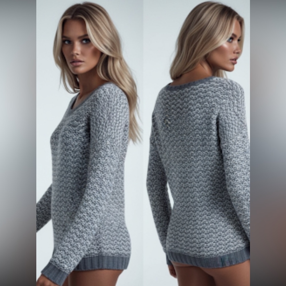 FIRTH  Wool Cashmere Blend Oversize Sweater Pullover In Gray Size S